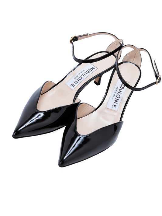 ALMA アンクルストラップパンプス 6928/AGU/BLACK