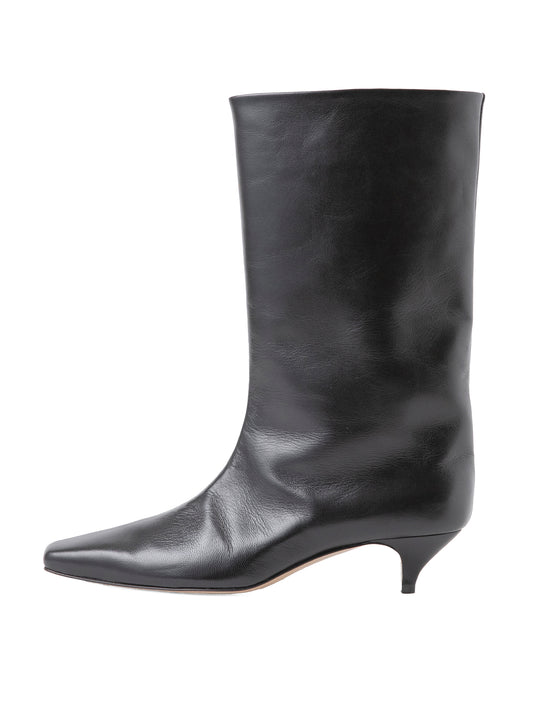 スクエアトゥーミドルブーツ 7321/EMA/BLACK