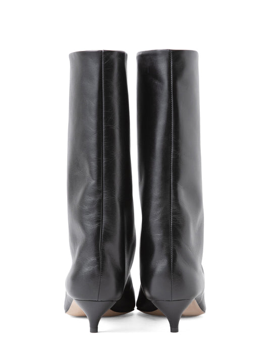 スクエアトゥーミドルブーツ 7321/EMA/BLACK