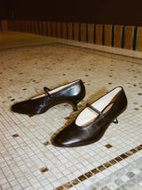 アーモンドトゥパンプス 7127/IRIS/BLACK