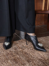 スムースレザーパールブーティ 7702P/AGU