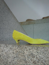 キトゥンヒールパンプス 6911/ROCK/SMOKY YELLOW