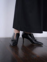 リボンスリットブーティ 7701/AGU/BLACK
