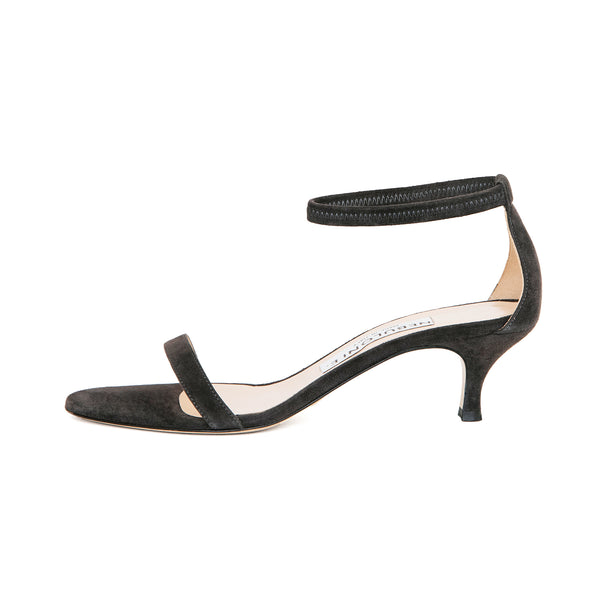 アンクルゴムストラップサンダル 6408/551/CHARCOAL – nebulonie