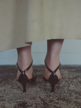 ALMA アンクルストラップパンプス 6928/AGU/BLACK