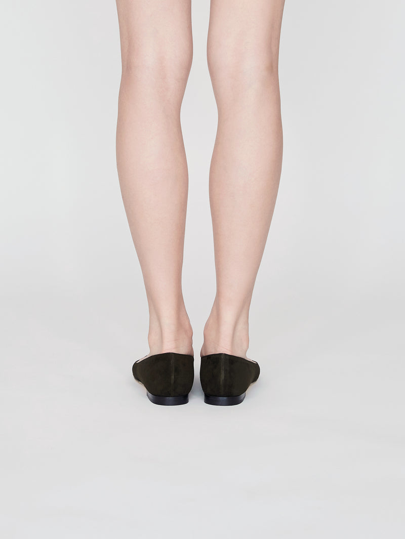 スエードフラットパンプス 6221/MACA