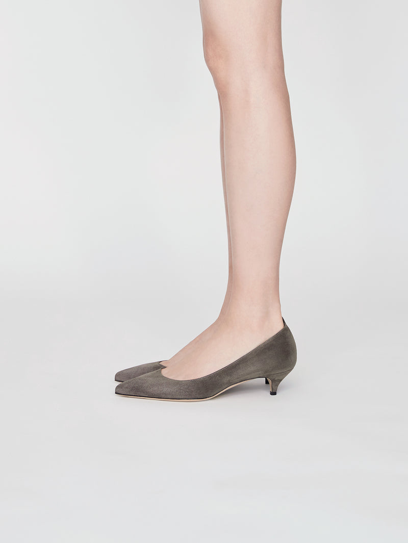 キトゥンヒールパンプス 6911/ROCK/GREY