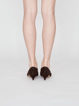 キトゥンヒールパンプス 6911/ROCK/DARK BROWN