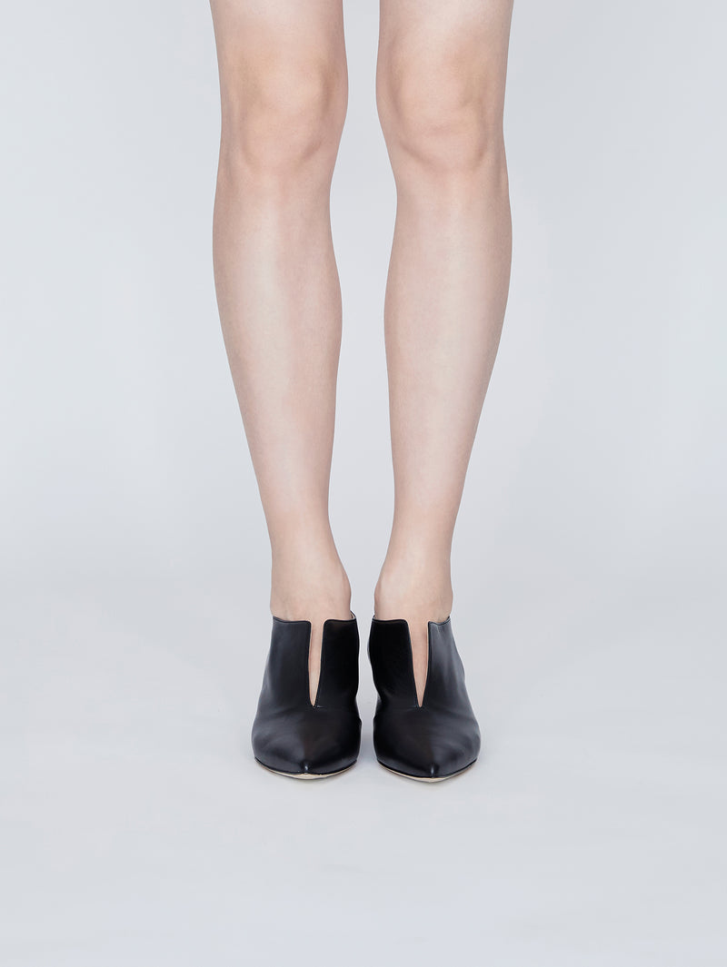スリットショートブーティ 7522/AGU/BLACK