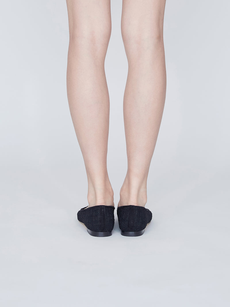 メッシュレースフラットパンプス 7505/MACA