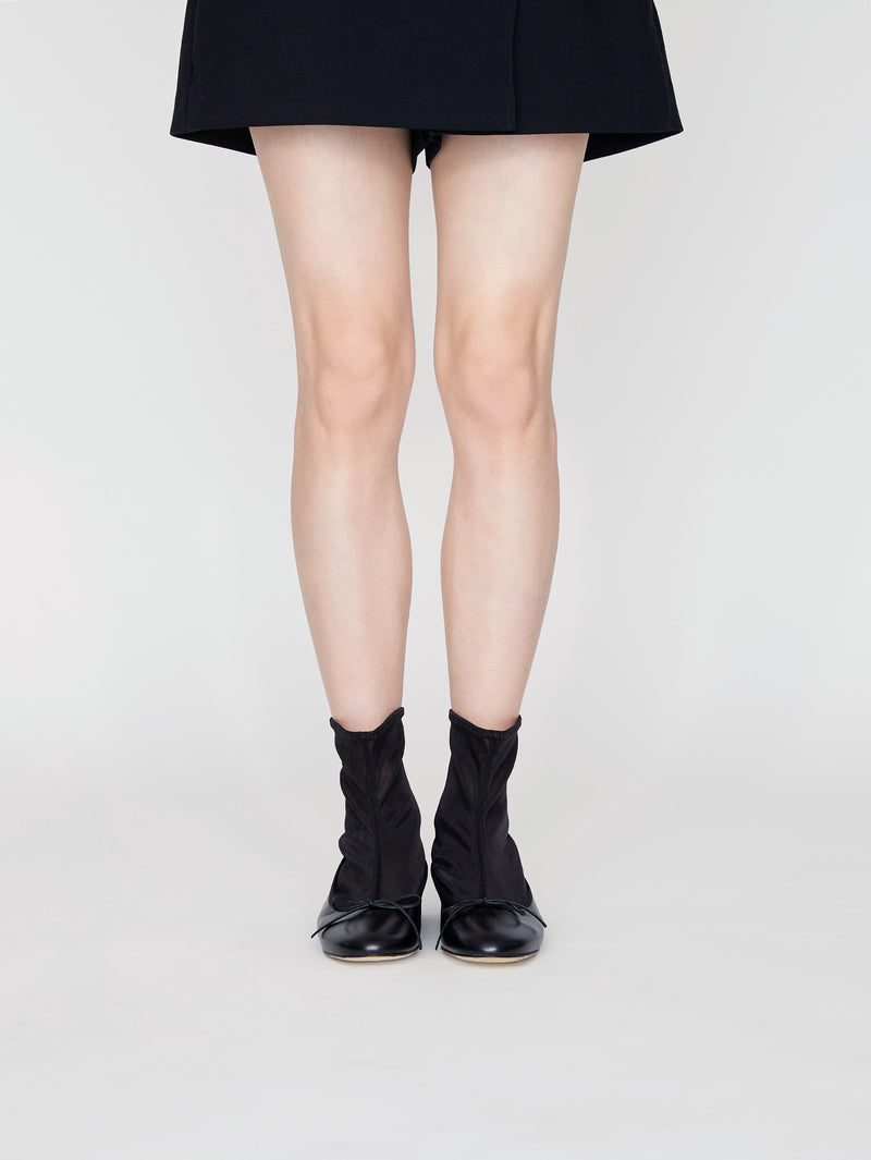 メッシュドッキングバレエシューズ 7518/512/BLACK