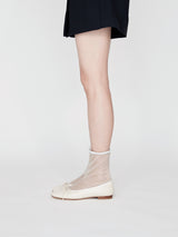 メッシュドッキングバレエシューズ 7518/512/WHITE