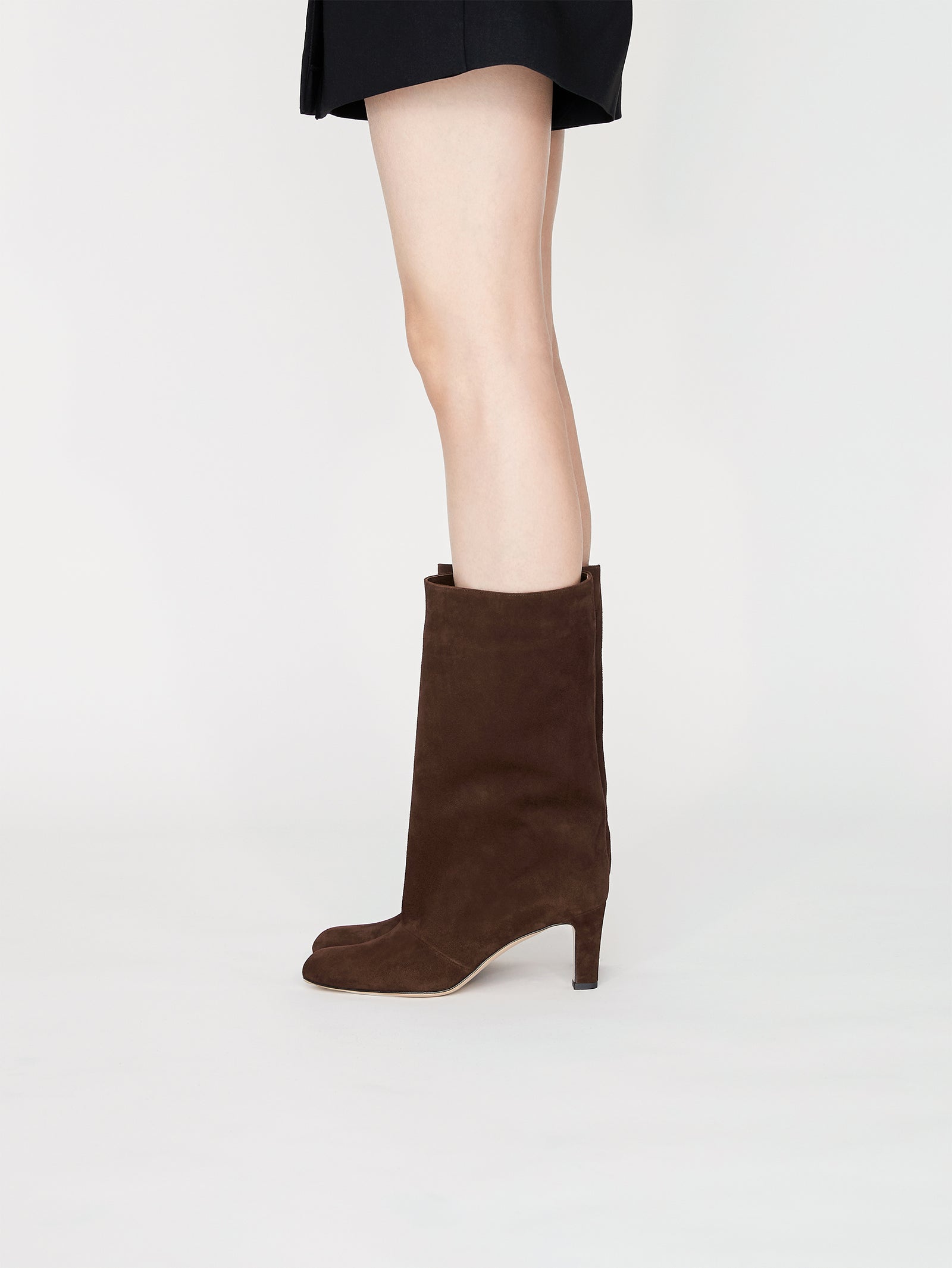 スエードミドルブーツ 7320/BOOT/DARK BROWN – NEBULONI E.