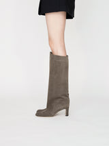 スウェードロングブーツ 5919/BOOT/SUEDE/GREY