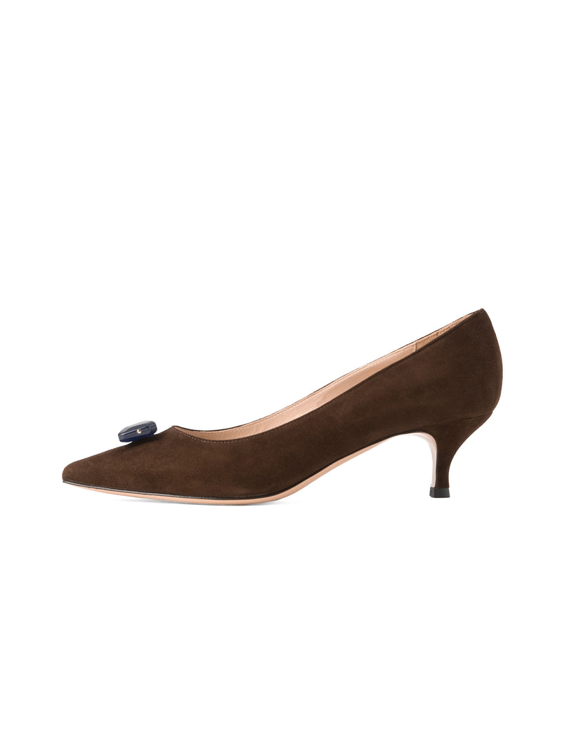 ストーンパンプス 7507/AGU/DARK BROWN