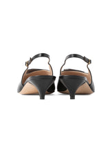 ストーンバックストラップパンプス 7509/ROCK/BLACK