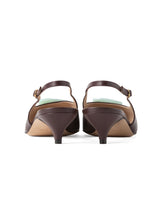 ストーンバックストラップパンプス 7509/ROCK/BORDEAUX