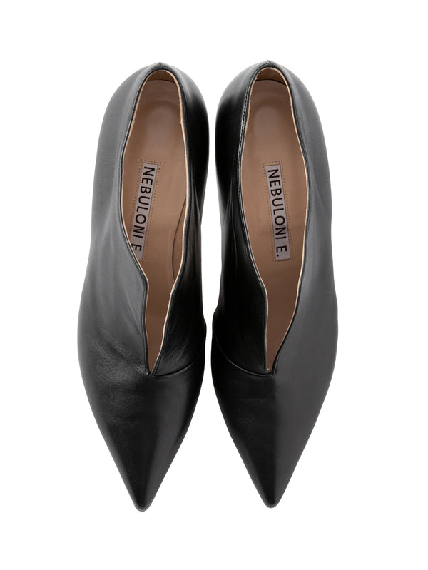 スリットショートブーティ 7522/AGU/BLACK