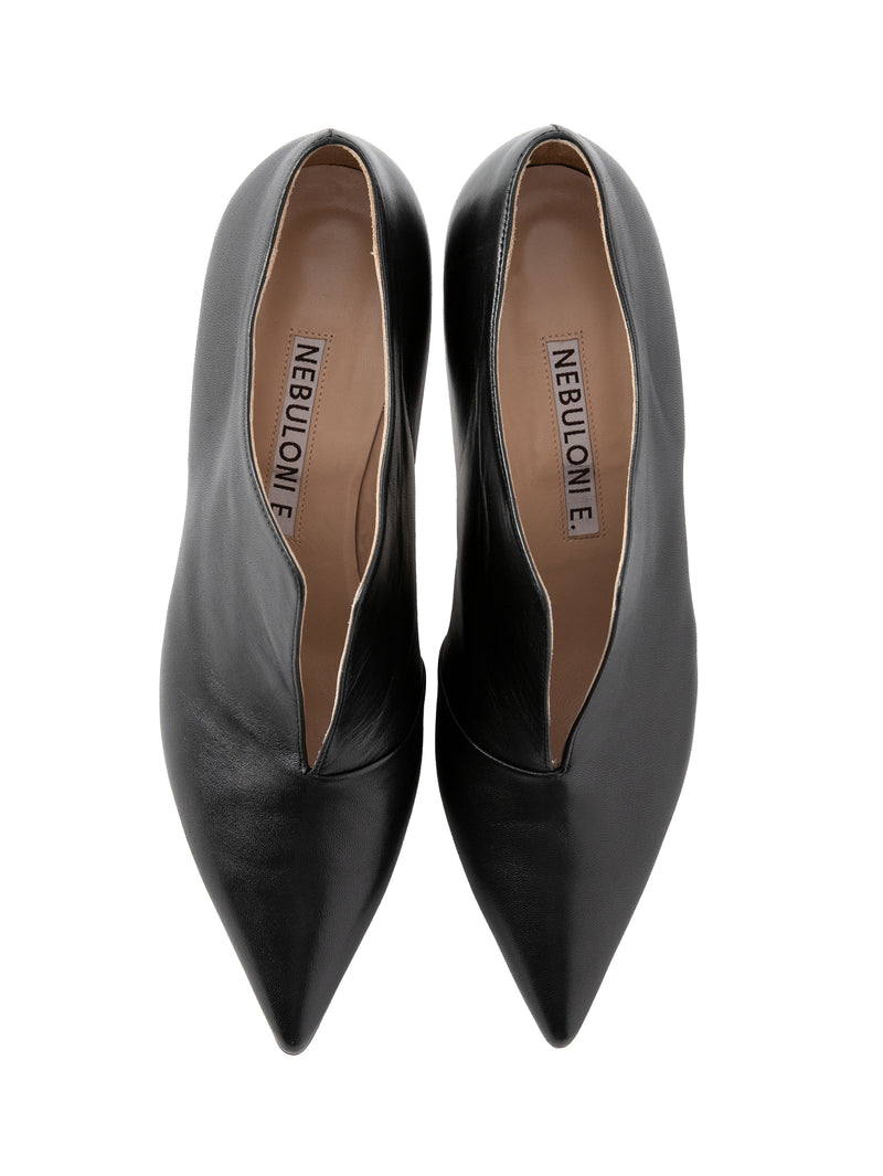 スリットショートブーティ 7522/AGU/BLACK