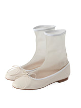 メッシュドッキングバレエシューズ 7518/512/WHITE