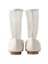 メッシュドッキングバレエシューズ 7518/512/WHITE