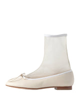 メッシュドッキングバレエシューズ 7518/512/WHITE