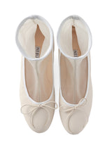 メッシュドッキングバレエシューズ 7518/512/WHITE