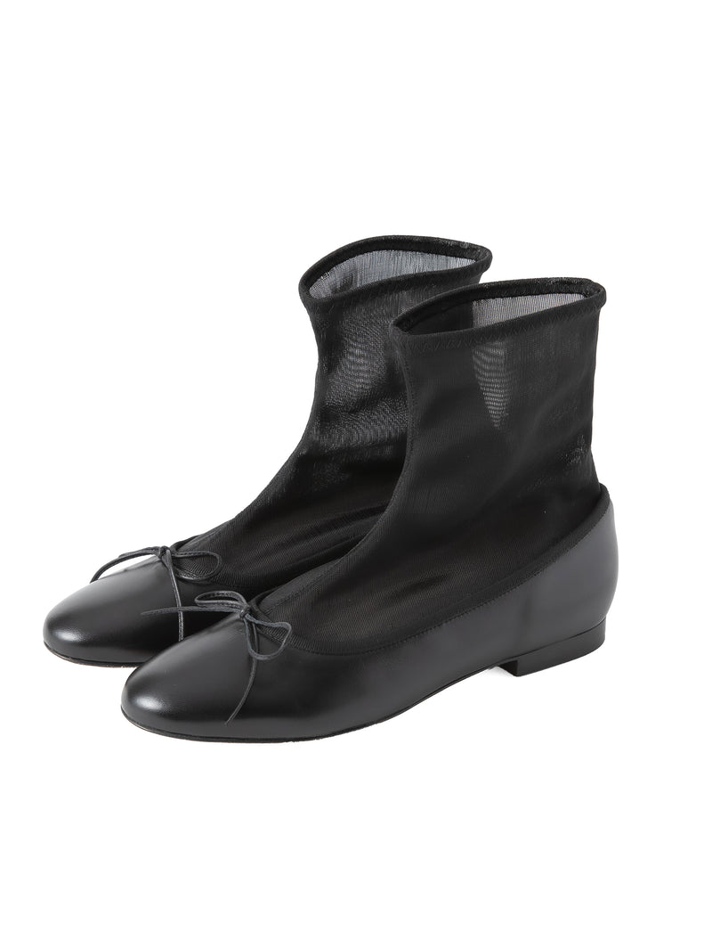 メッシュドッキングバレエシューズ 7518/512/BLACK