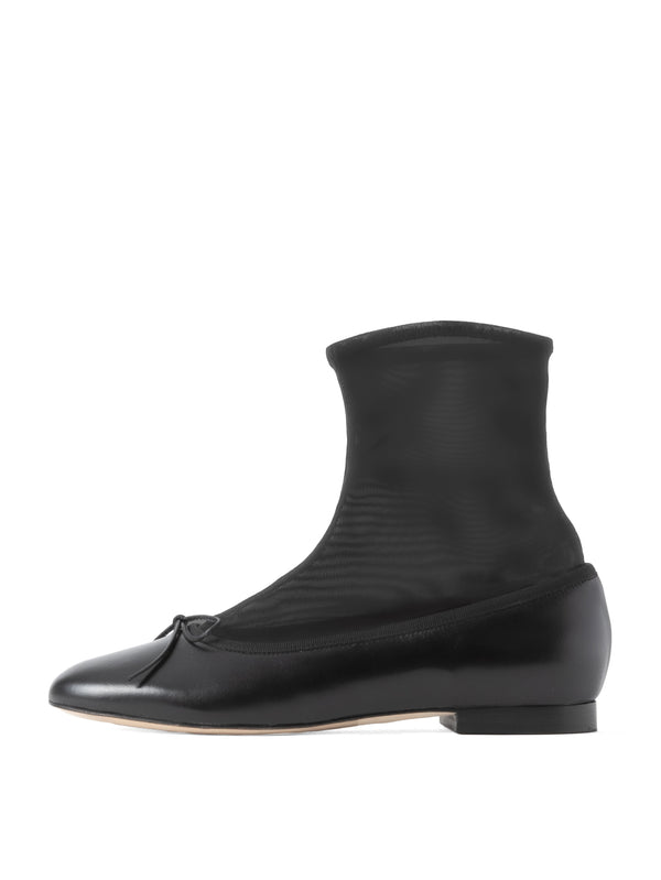 メッシュドッキングバレエシューズ 7518/512/BLACK