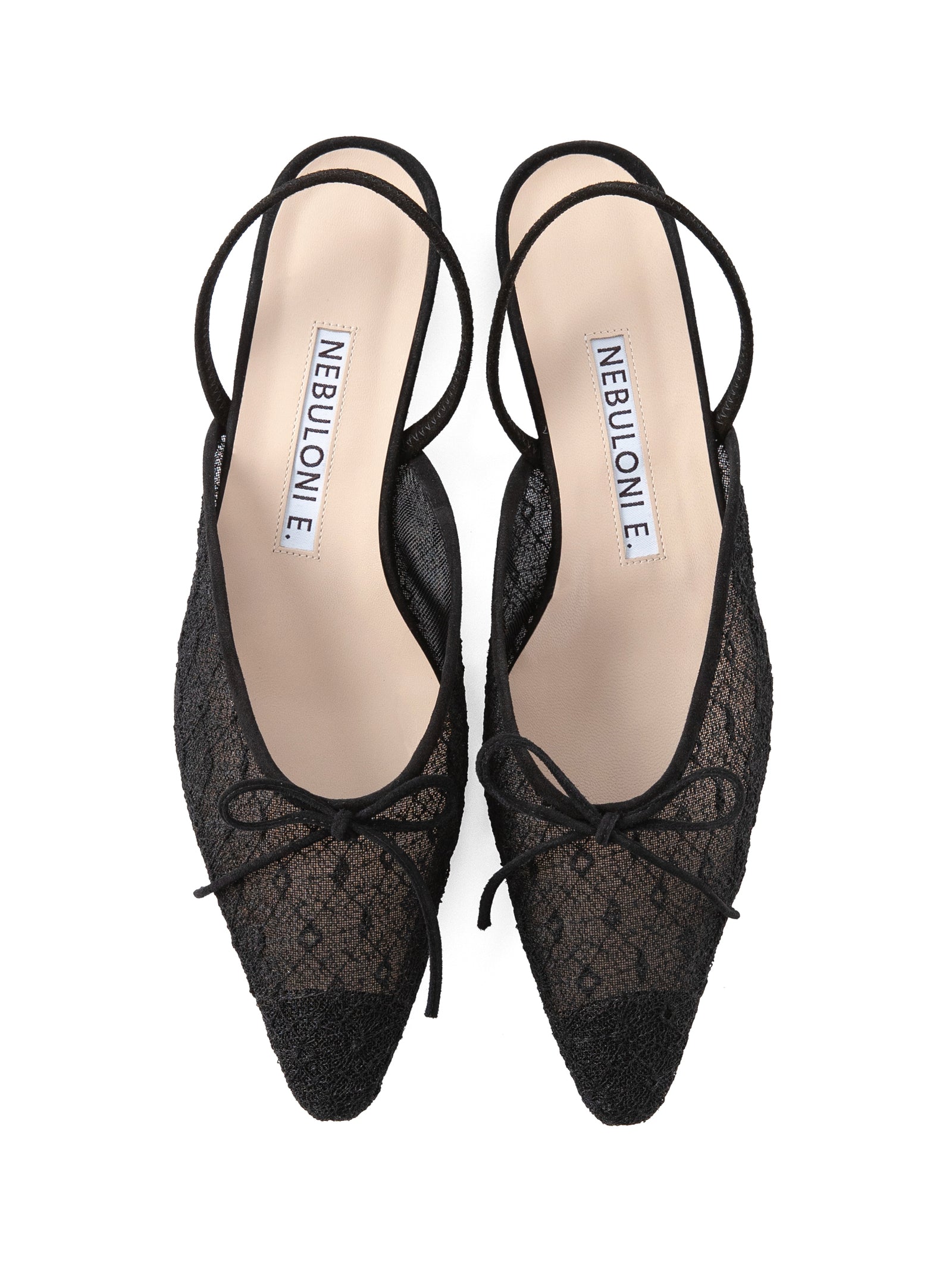 メッシュレースリボンミュールサンダル 7537T/PINK – nebulonie