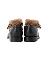 リアルムートンチロリアンシューズ 7520/LUKE/BLACK