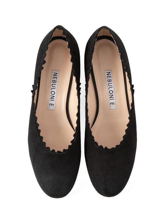 フラットシューズ 7515/512/BLACK