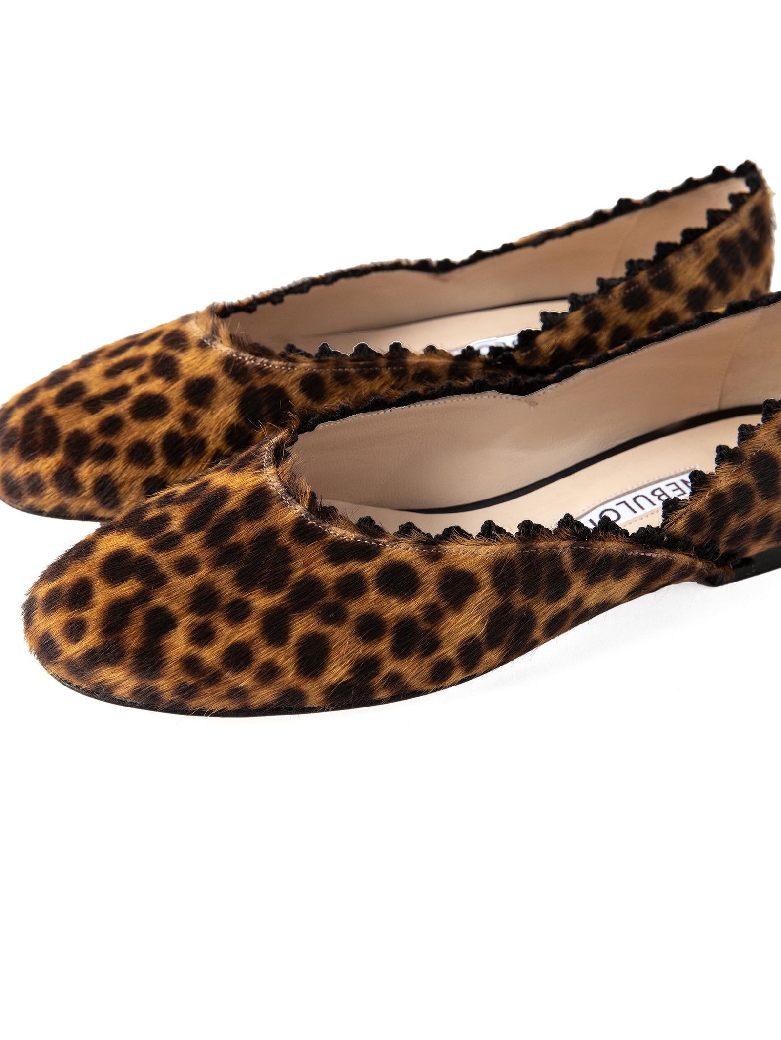 リアルヘアーカーフレオパードフラットシューズ 7515/512 – NEBULONI E.