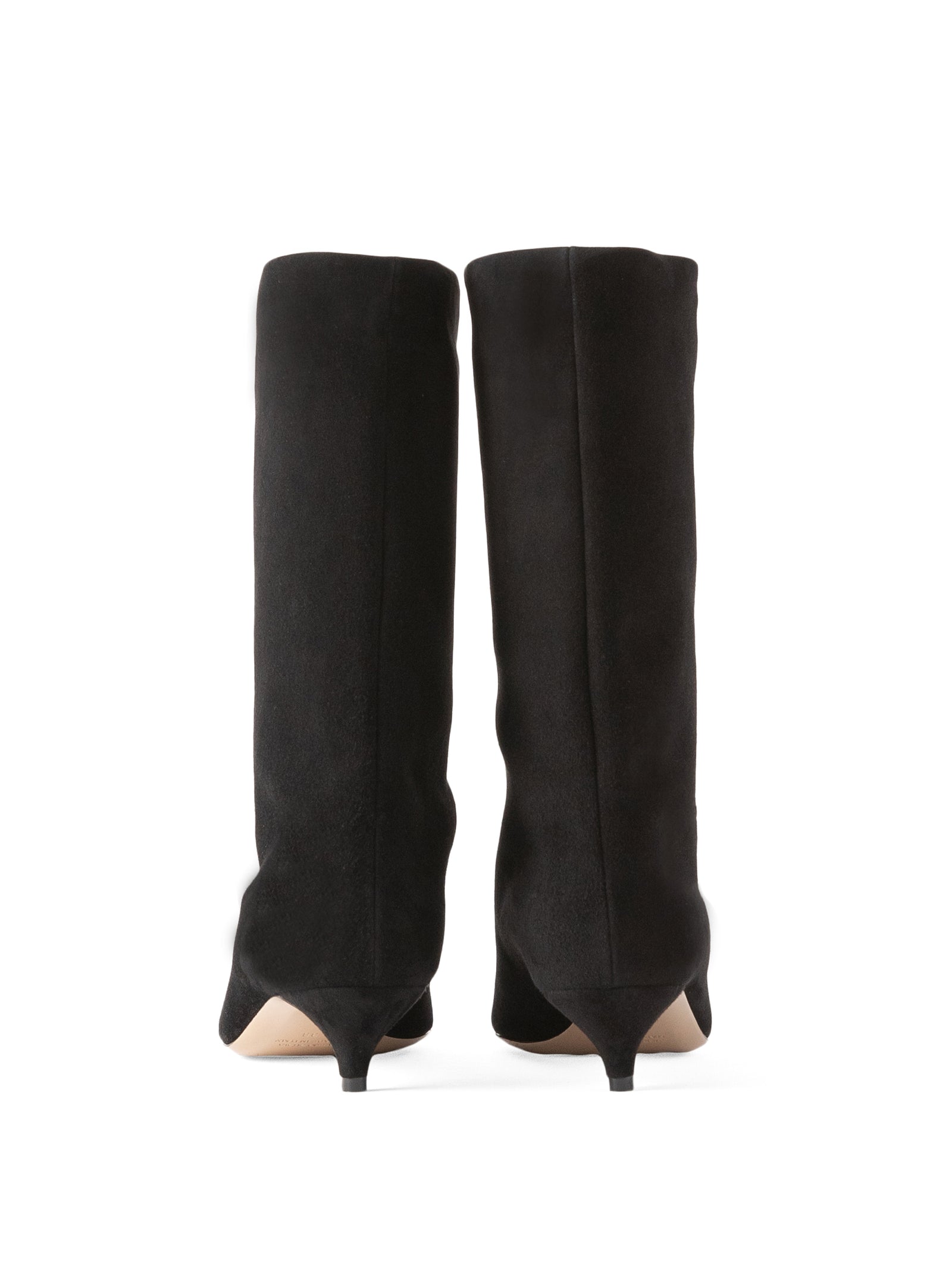 スクエアトゥースエードミドルブーツ 7321/EMA/BLACK – nebulonie