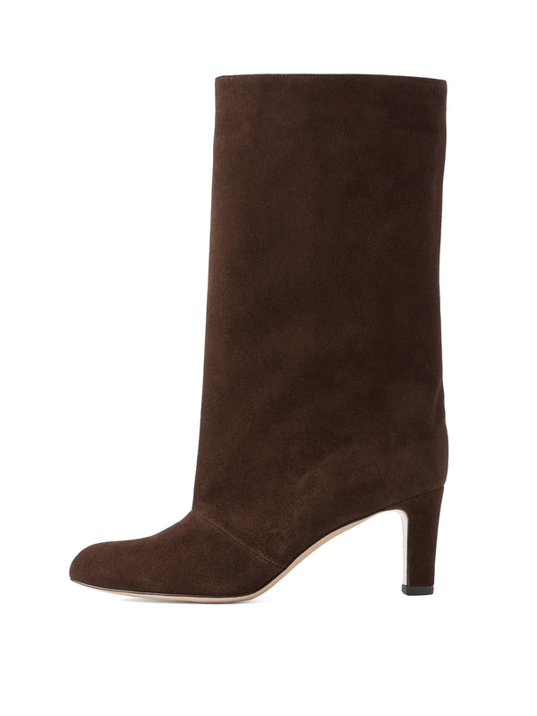 スエードミドルブーツ 7320/BOOT/DARK BROWN