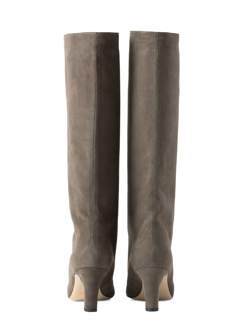 スウェードロングブーツ 5919/BOOT/SUEDE/GREY
