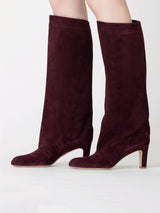 スウェードロングブーツ 5919/BOOT/SUEDE/BORDEAUX