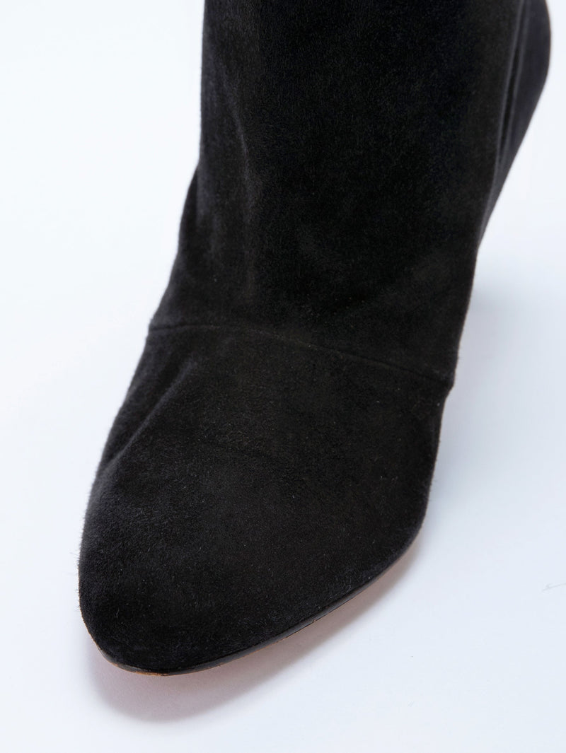 ショートブーツ 5935/BOOT/SUEDE/BLACK