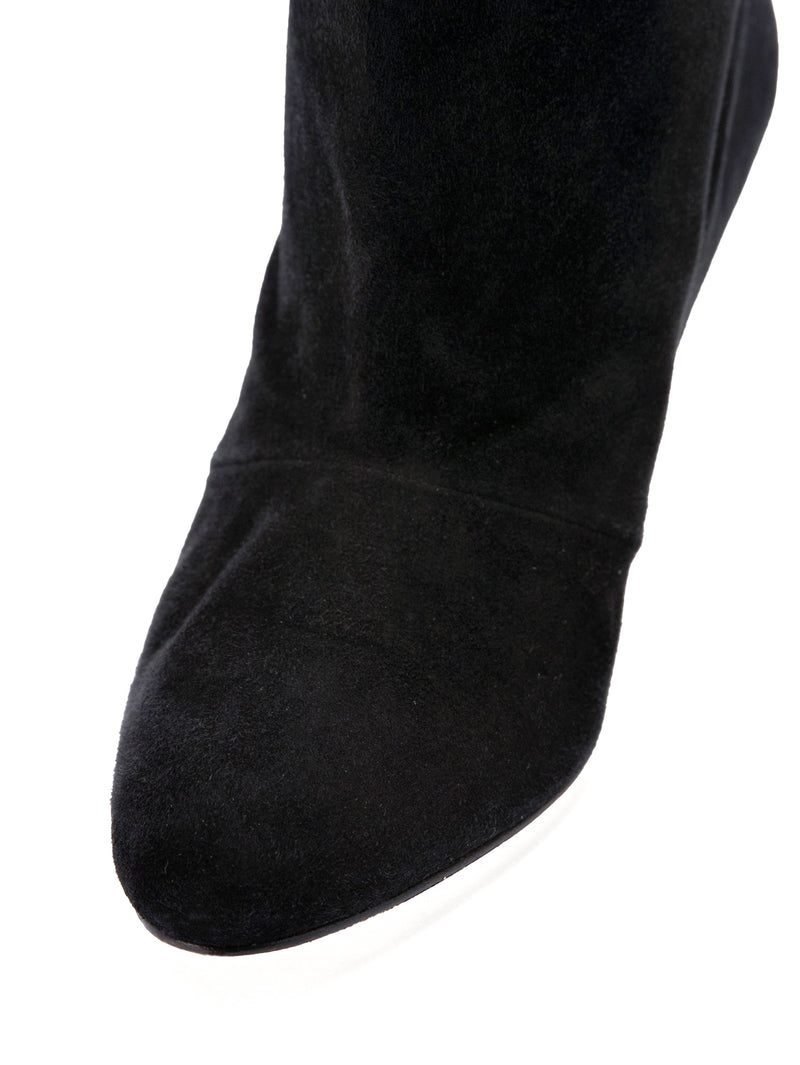 スエードショートブーツ 5935/BOOT/BLACK