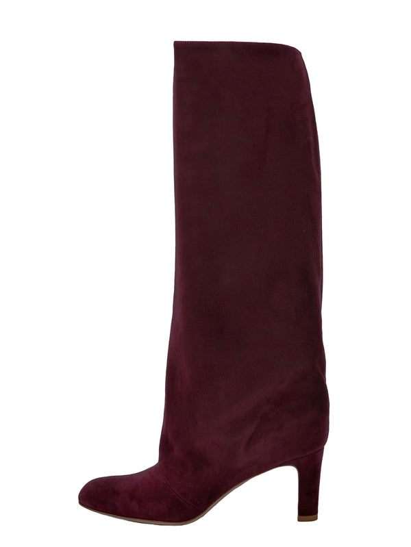 スウェードロングブーツ 5919/BOOT/SUEDE/BORDEAUX