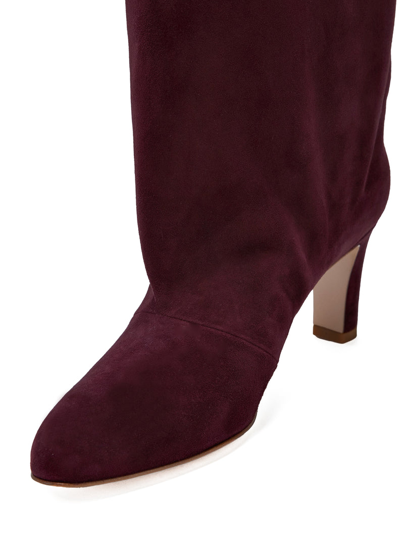 スウェードロングブーツ 5919/BOOT/SUEDE/BORDEAUX