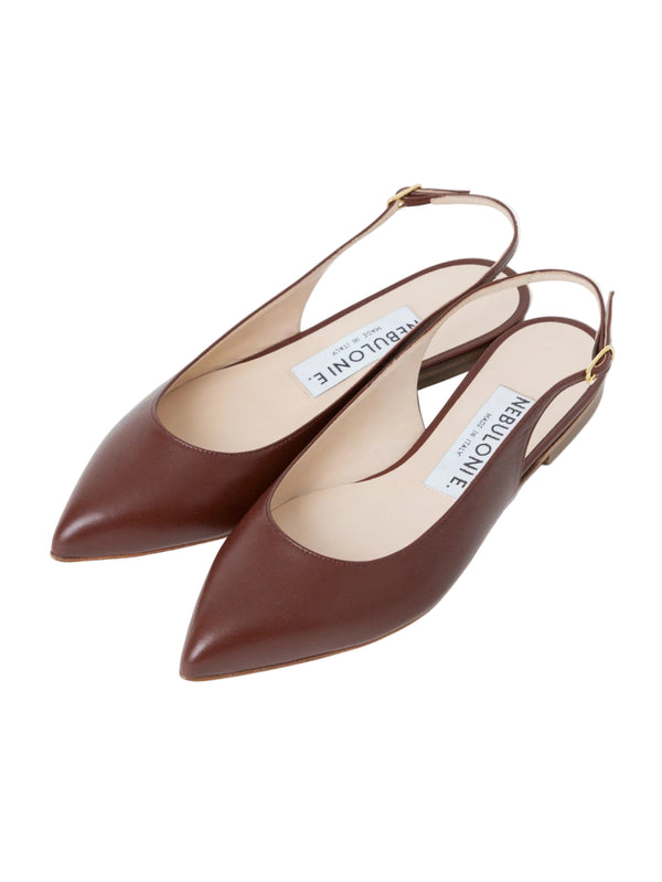 ネブローニ　ムートンバックストラップフラットシューズ FLAT SANDALS – NEBULONI E.