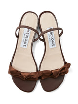 フロントリボンフラットサンダル 7224/ALE/BROWN