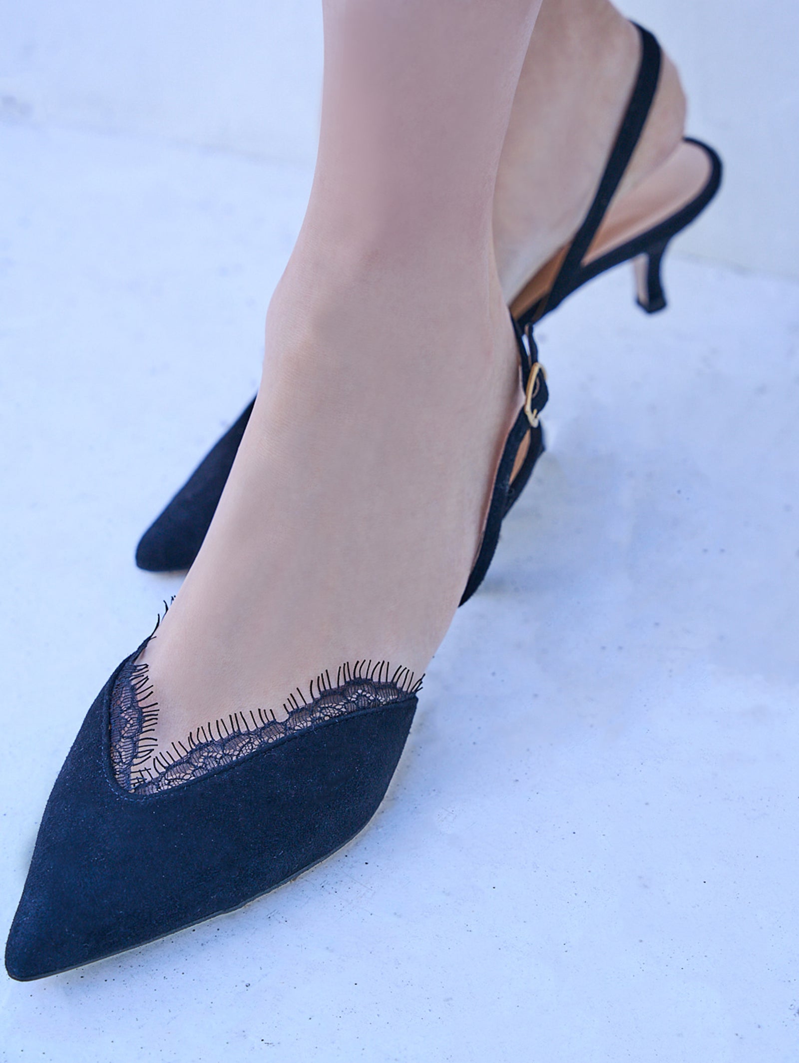 GALENA/ガレナバックストラップパンプス Daniella & GEMMA ONLINE STORE – ボーダートゥバックストラップ