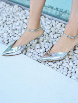 アンクルストラップパンプス 7305/AGU/SILVER