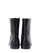 スタッズショートブーツ 7325B/AKI/BLACK