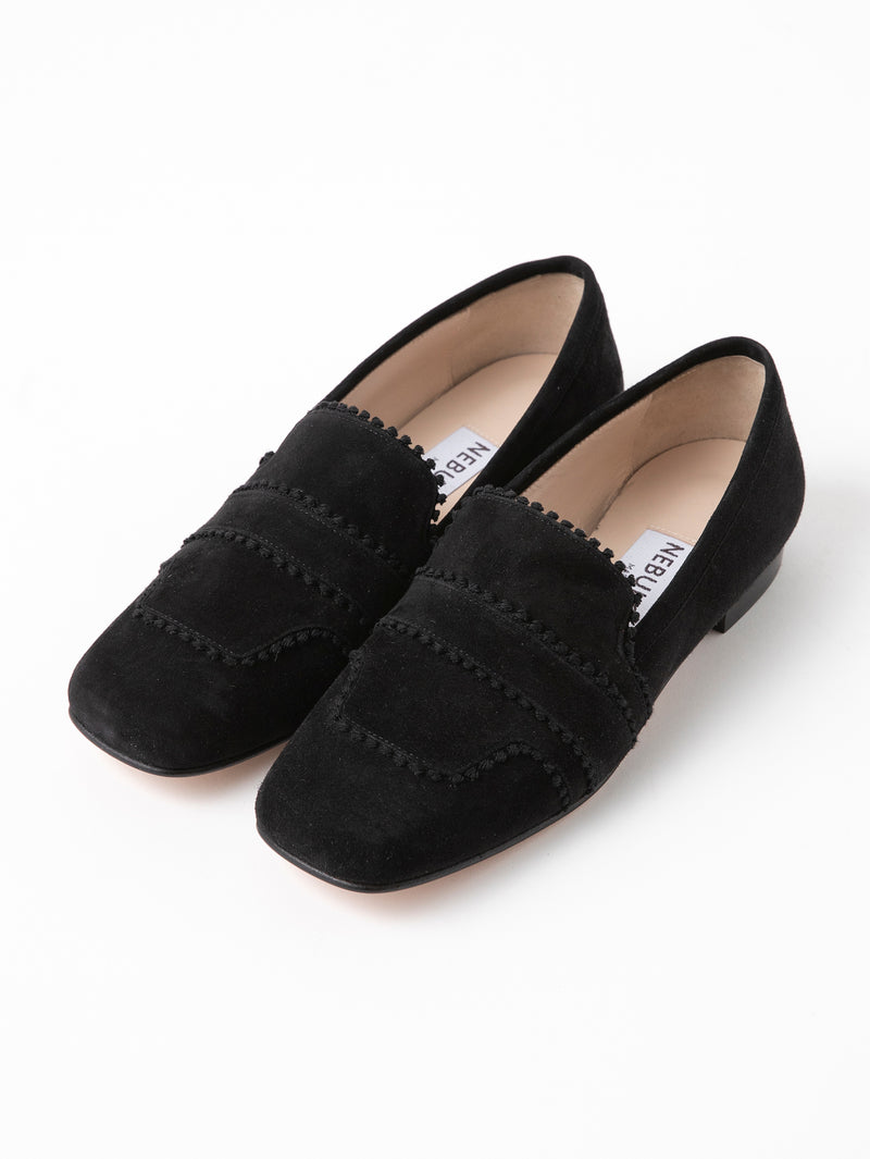 Lace ローファー 7315/FLAT/BLACK