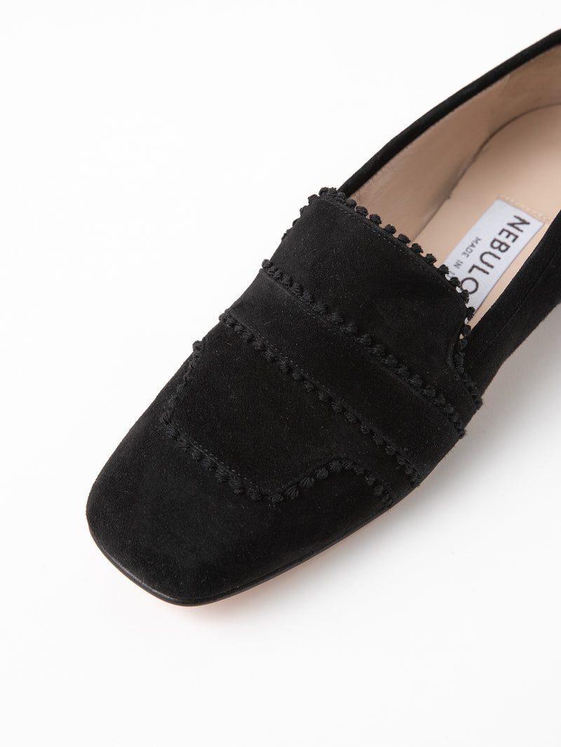 Lace ローファー 7315/FLAT/BLACK