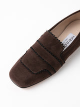 Lace ローファー 7315/FLAT/DARK BROWN