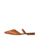 シルクサテンミュールサンダル 7422T/MINA/BROWN